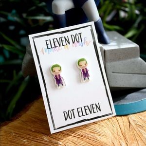 Suicide Squad Harley Quinn Joker Stud Earrings